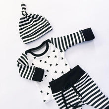Baby Boy Black & White Design 3 PCs Outfit