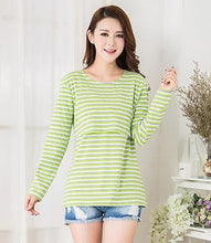 Stripes Breast Feeding Shirt