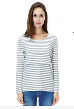 Stripes Breast Feeding Shirt