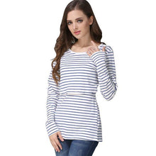 Stripes Breast Feeding Shirt