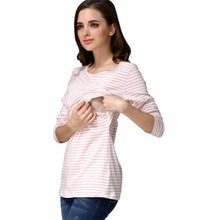 Stripes Breast Feeding Shirt