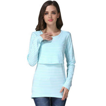 Stripes Breast Feeding Shirt