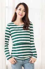 Stripes Breast Feeding Shirt