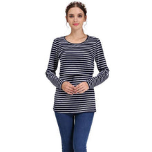 Stripes Breast Feeding Shirt