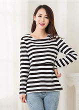 Stripes Breast Feeding Shirt