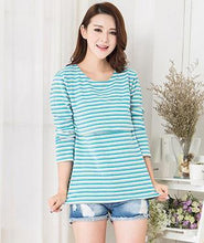 Stripes Breast Feeding Shirt