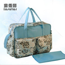 Multicolored Large Baby Diaper/Bottle Bag