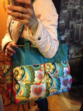 Multicolored Large Baby Diaper/Bottle Bag