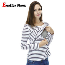 Stripes Breast Feeding Shirt