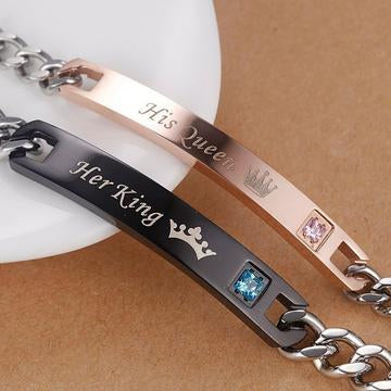 Her King, His Queen - Bracelets (Buy 1 get one FREE)