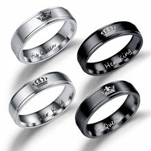 Her King, His Queen Couples Rings