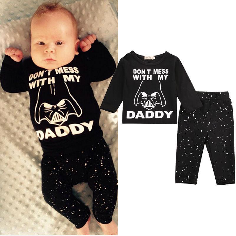 Don't Mess With Daddy 2PCs Outfit